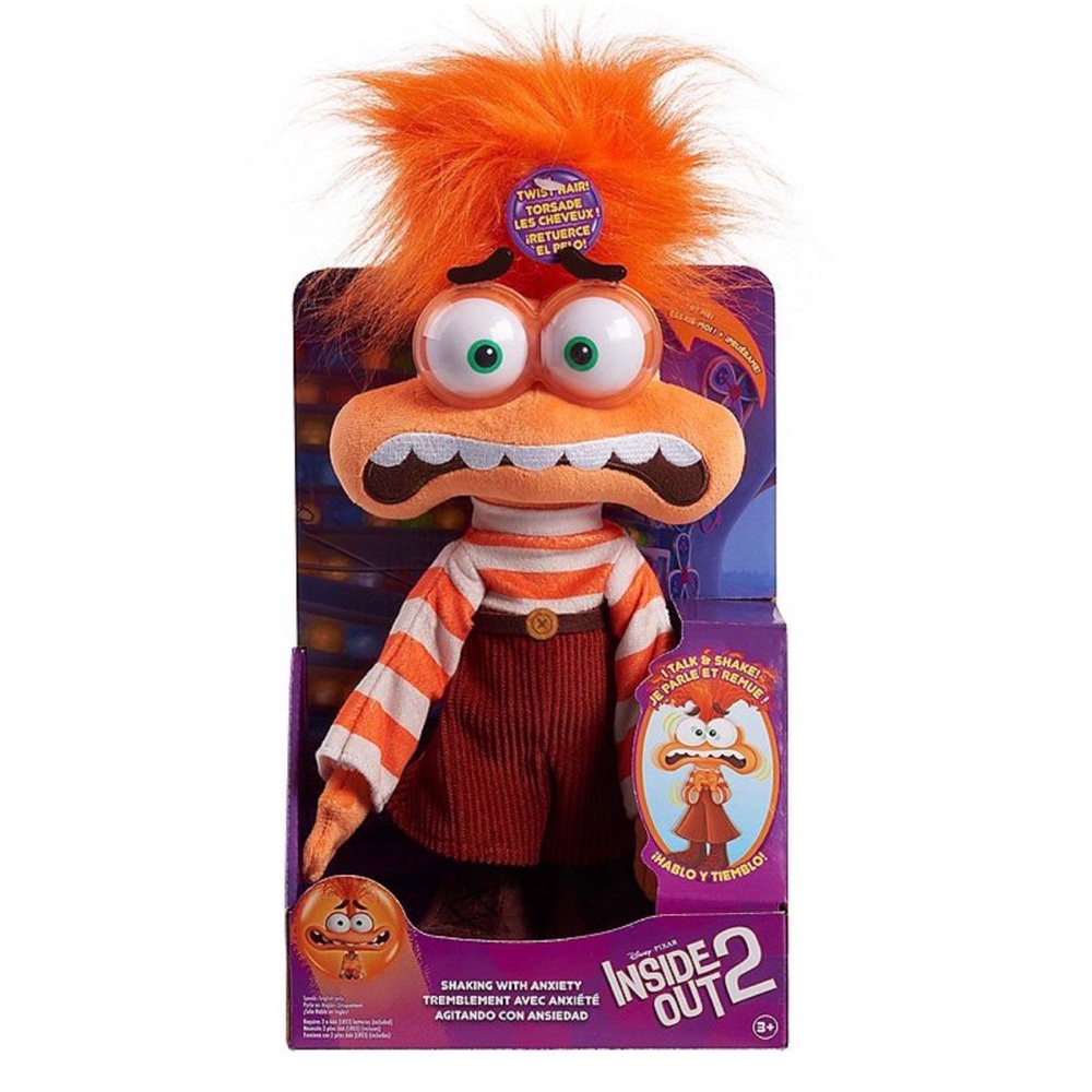 Disney Anxiety Shake n Talk doll action figure from Inside Out movie